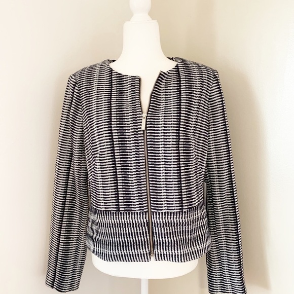 NWT DKNY black and white patterned blazer - Picture 1 of 15